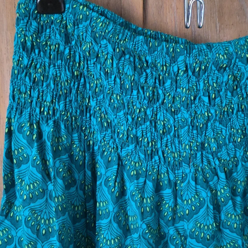 Mexicali Blues Flowy Pants, Elastic Waist, Size M/L - Picture 4 of 4